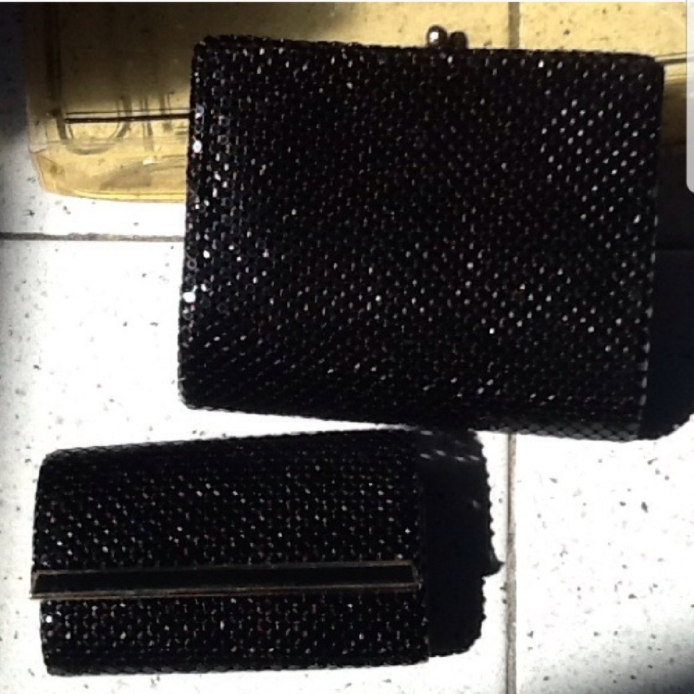 Vintage wallet and key holder set